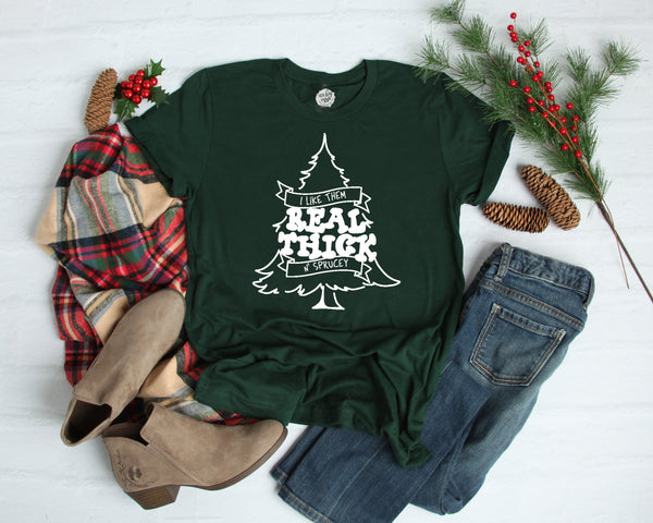 Real Thick & Sprucey© Adult Unisex Triblend Tee