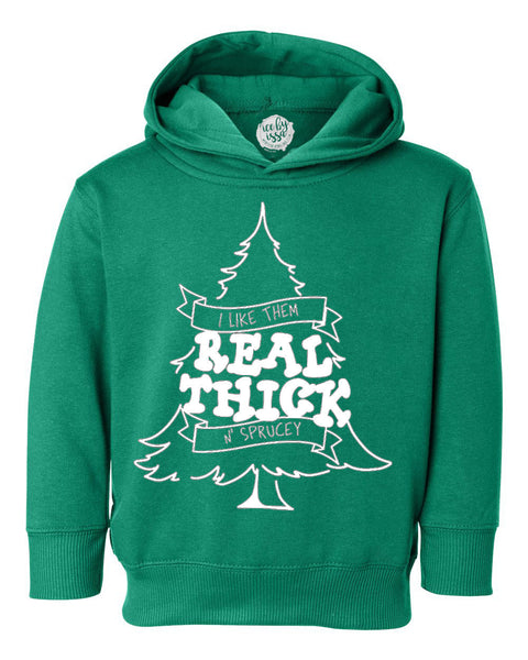 Real Thick & Sprucey© Kids Fleece Pullover Hoodie