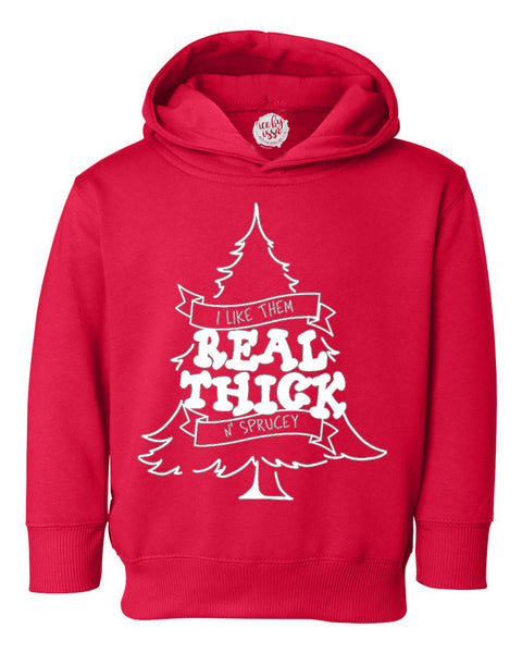 Real Thick & Sprucey© Kids Fleece Pullover Hoodie