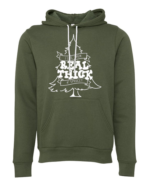 Real Thick and Sprucey© Unisex Adult Hoodie