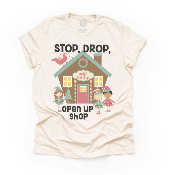 Open Up Shop Unisex Adult Tee