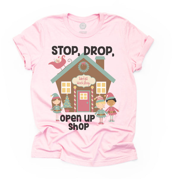 Open Up Shop Unisex Adult Tee