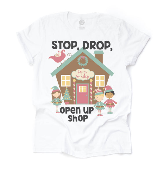Open Up Shop Unisex Adult Tee