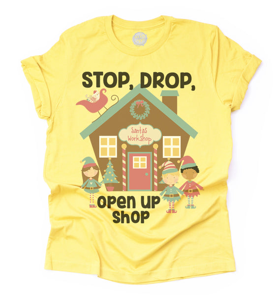 Open Up Shop Unisex Adult Tee