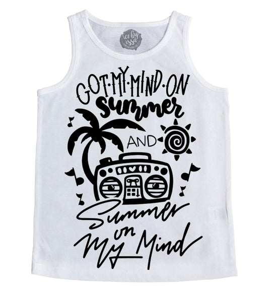 Summer Unisex Scoopneck Tank/Tee