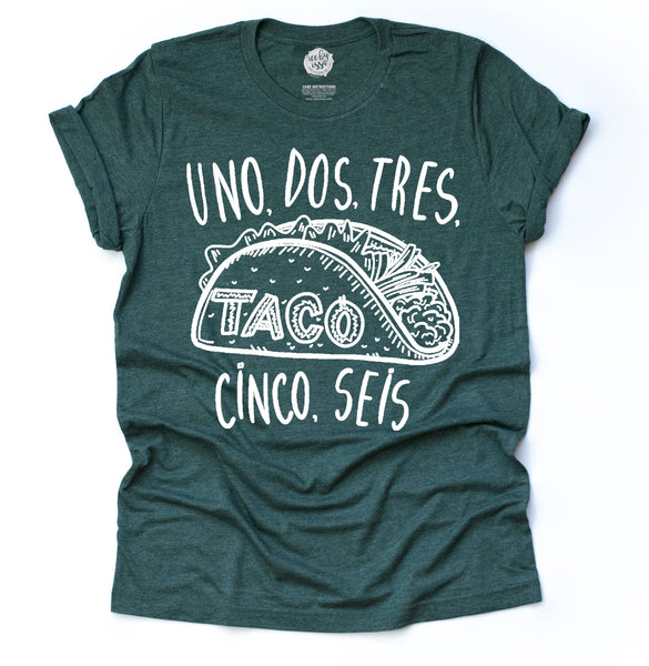 Taco Cinco Seis Adult Unisex Tee