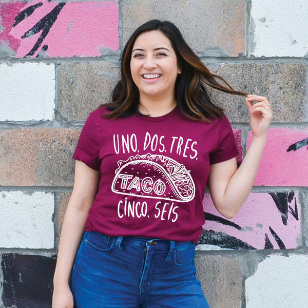 Taco Cinco Seis Adult Unisex Tee