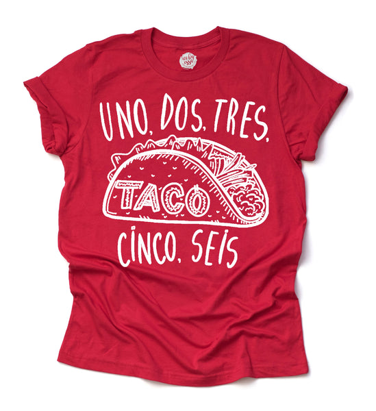 Taco Cinco Seis Adult Unisex Tee