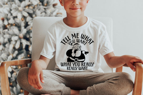 Tell Me What You Want Kids Tee/Raglan