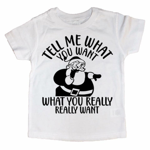 Tell Me What You Want Kids Tee/Raglan