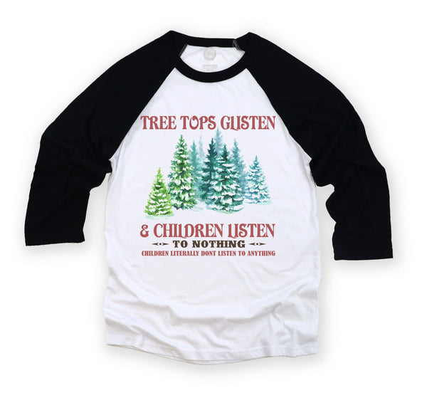 Treetops Glisten Unisex Adult Tee