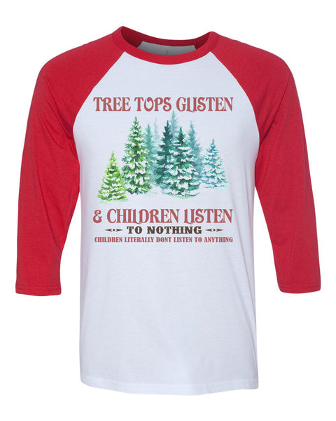 Treetops Glisten Unisex Adult Tee