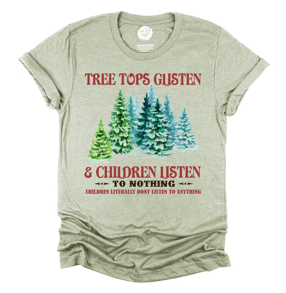 Treetops Glisten Unisex Adult Tee