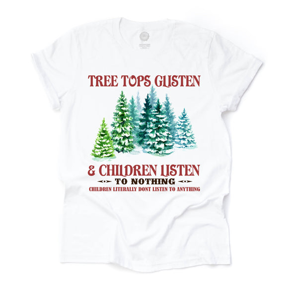 Treetops Glisten Unisex Adult Tee