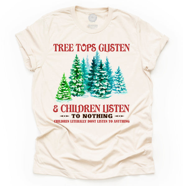 Treetops Glisten Unisex Adult Tee