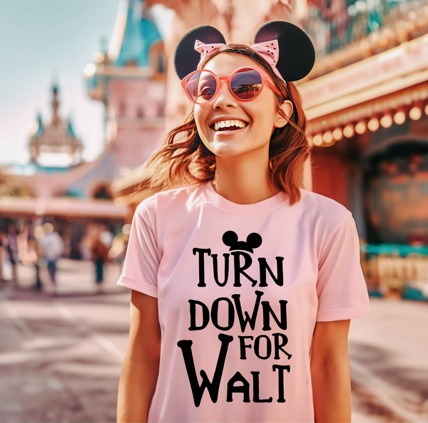 Turn Down For Walt Adult Unisex Tee