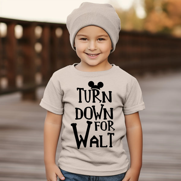 Turn Down for Walt Kids Tee