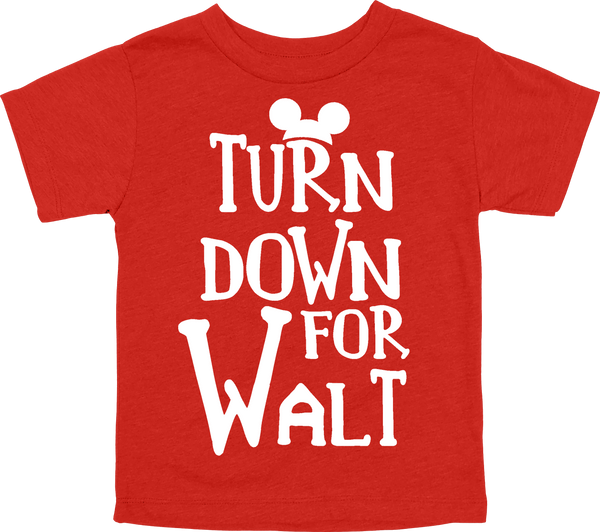 Turn Down for Walt Kids Tee