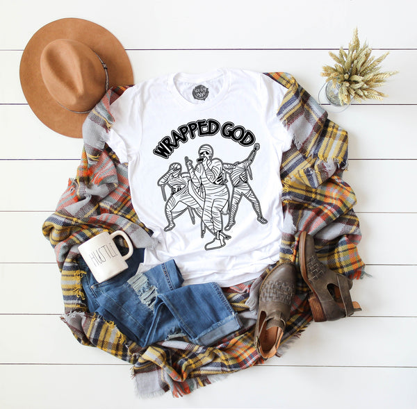 Wrapped God Adult Tee