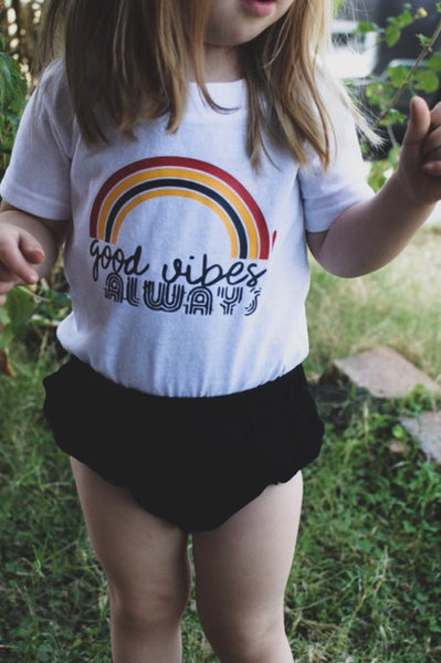 Good Vibes Always White Bodysuit