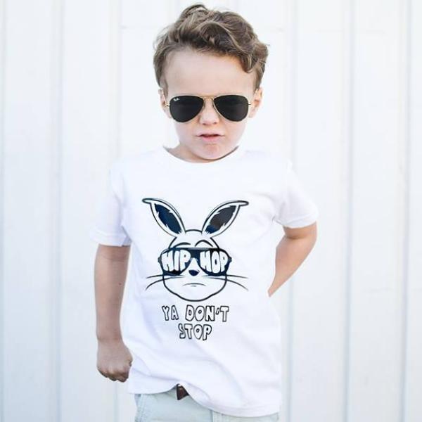 HIP HOP Ya Don't Stop Bunny Kids Tee