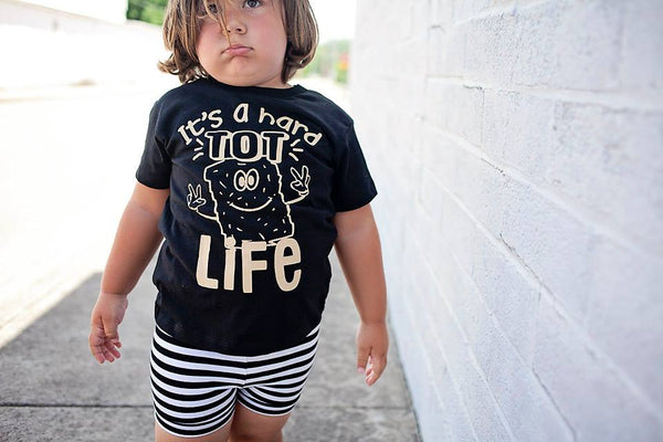 Hard TOT Life Kids Tee