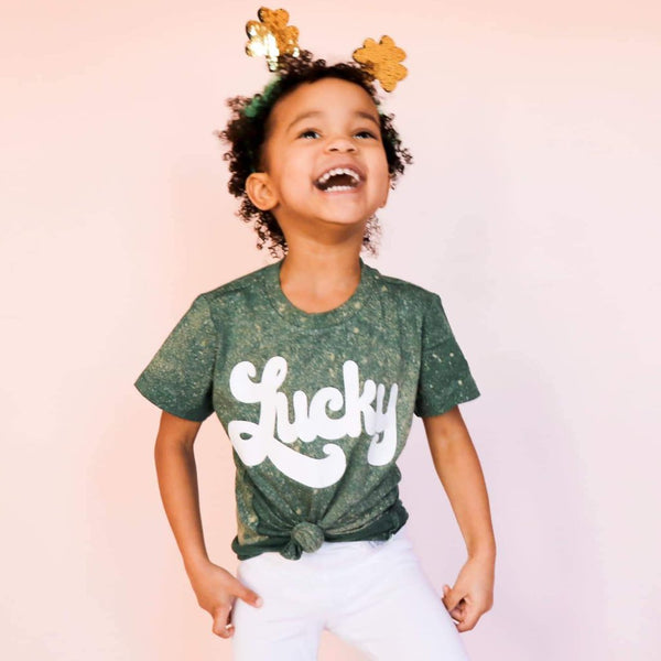 *LIMITED* COLORWASH Green Lucky Tee