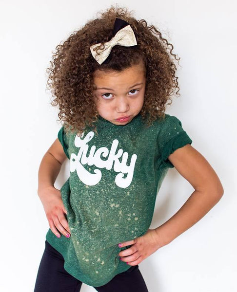 *LIMITED* COLORWASH Green Lucky Tee