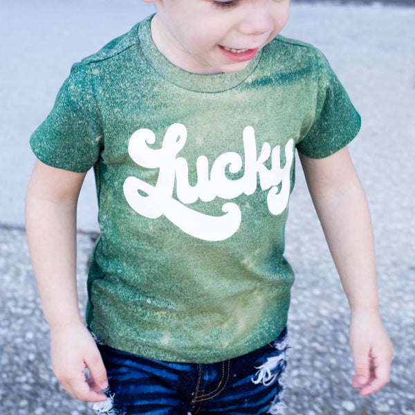 *LIMITED* COLORWASH Green Lucky Tee