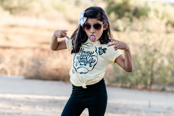 Honey Bee Yourself Kids Tee