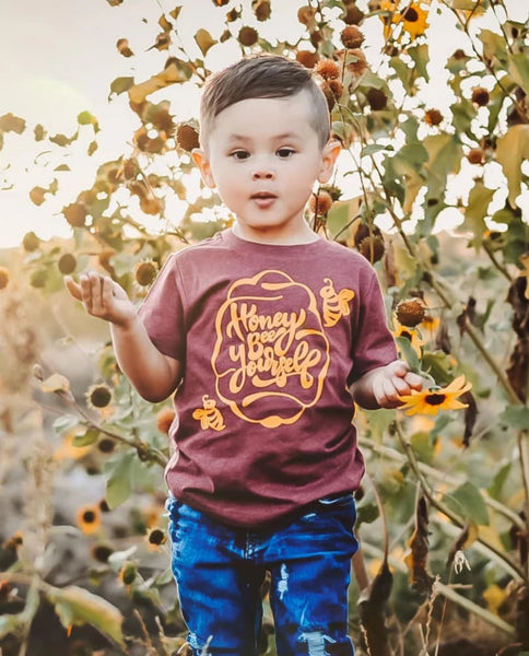 Honey Bee Yourself Kids Tee