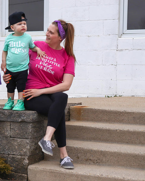 Little Mess I've Made Adult Triblend Unisex Tee