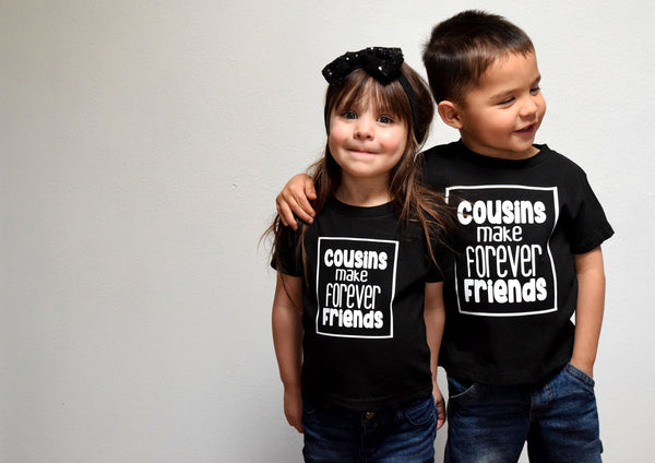 COUSINS make forever FRIENDS bodysuit