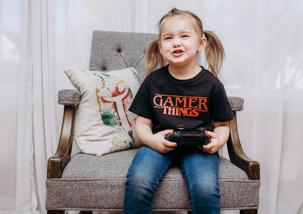 "GAMER THINGS" Kids Tees