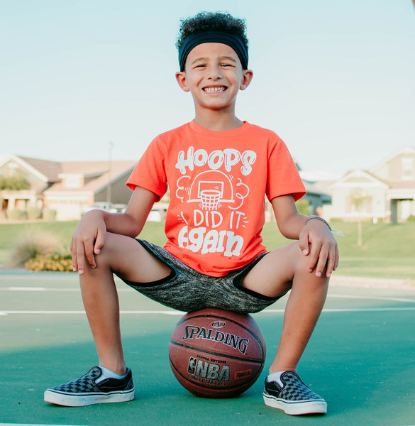 Hoops I did it Again™ Kids Basketball Tee