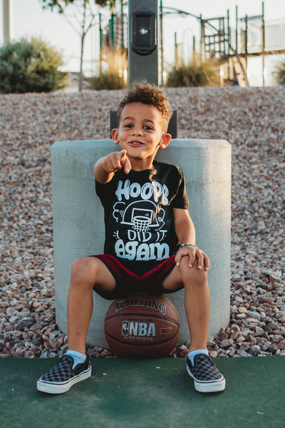 Hoops I did it Again™ Kids Basketball Tee