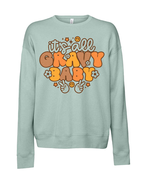 Gravy Unisex Adult Crewneck Pullover