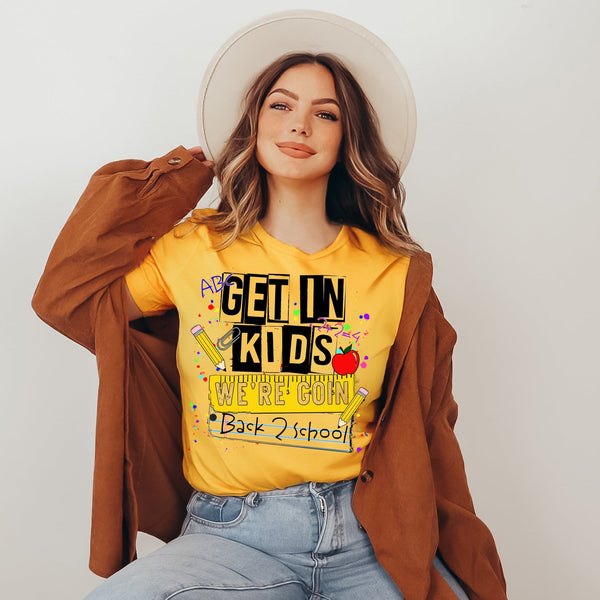 Get In Kids - Back 2 School - Unisex Adult Tee