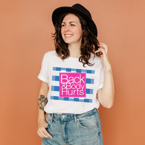 Back and Body Hurts Unisex Triblend Tee