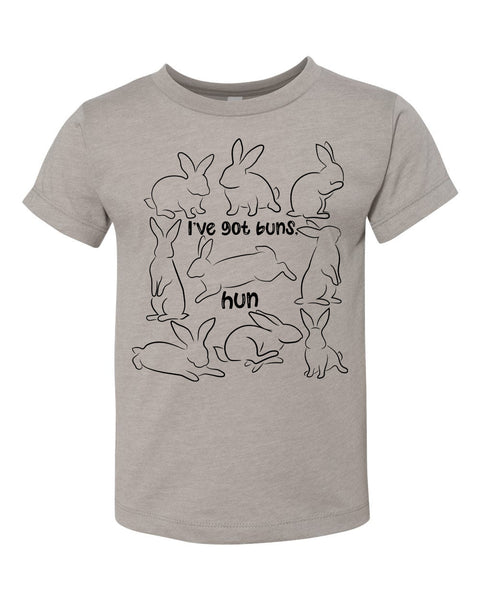 Buns, Hun Kids Unisex Tee