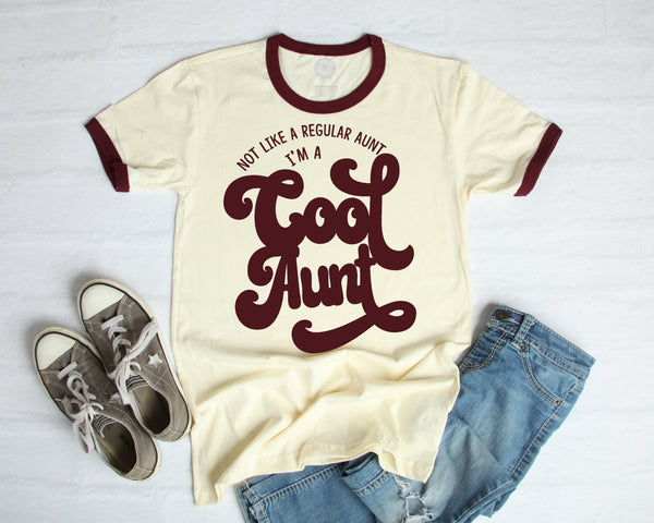 "Cool" Adult Unisex Ringer Tee