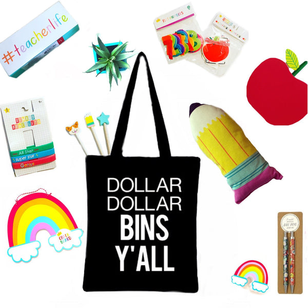 DOLLAR DOLLAR BINS Y'ALL Tote