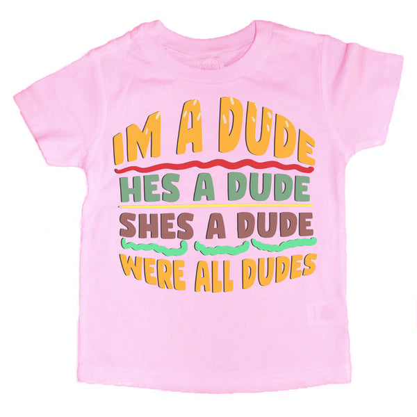 I'm a Dude Burger Kids Unisex Tee