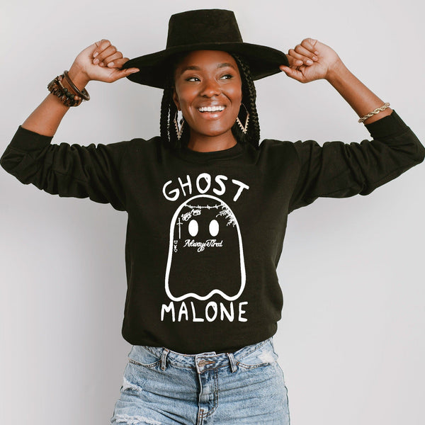 Ghost Malone Unisex Adult Crewneck Pullover