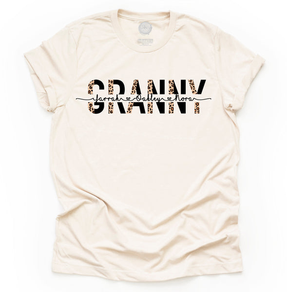 Custom MAMA/MIMI/GRANDMA/GRAMMA/NANA Unisex Adult Tee