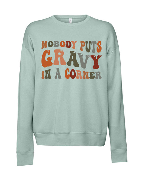 Gravy Unisex Adult Crewneck Pullover