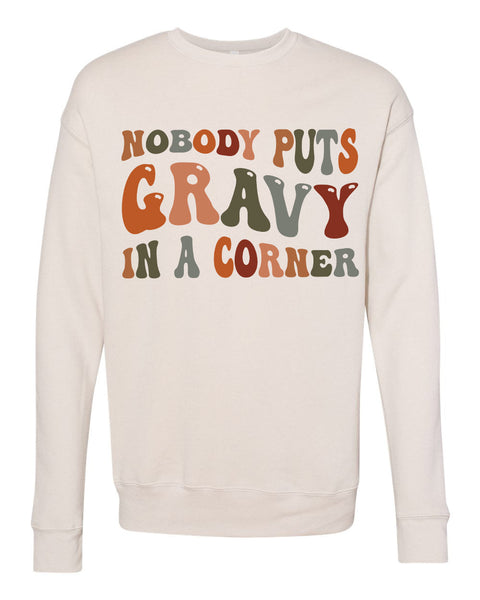 Gravy Unisex Adult Crewneck Pullover