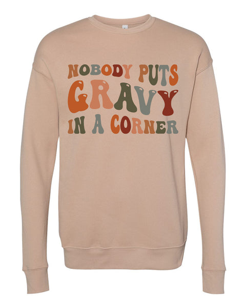 Gravy Unisex Adult Crewneck Pullover