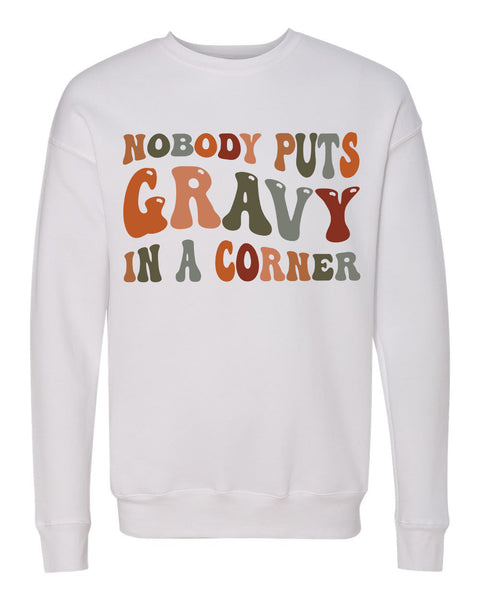 Gravy Unisex Adult Crewneck Pullover