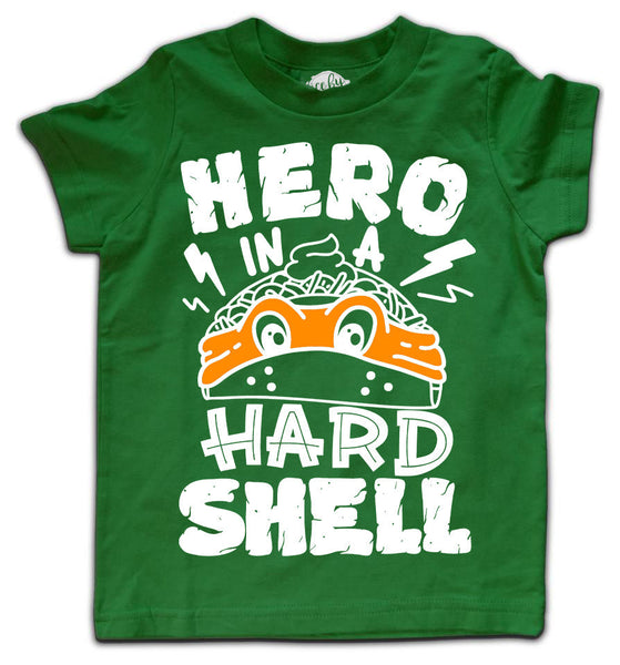 Hero in a Hard Shell Kids Tee